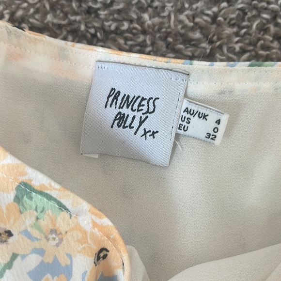 Princess Polly Floral Mini Skirt Sz 0 - Picture 4 of 5